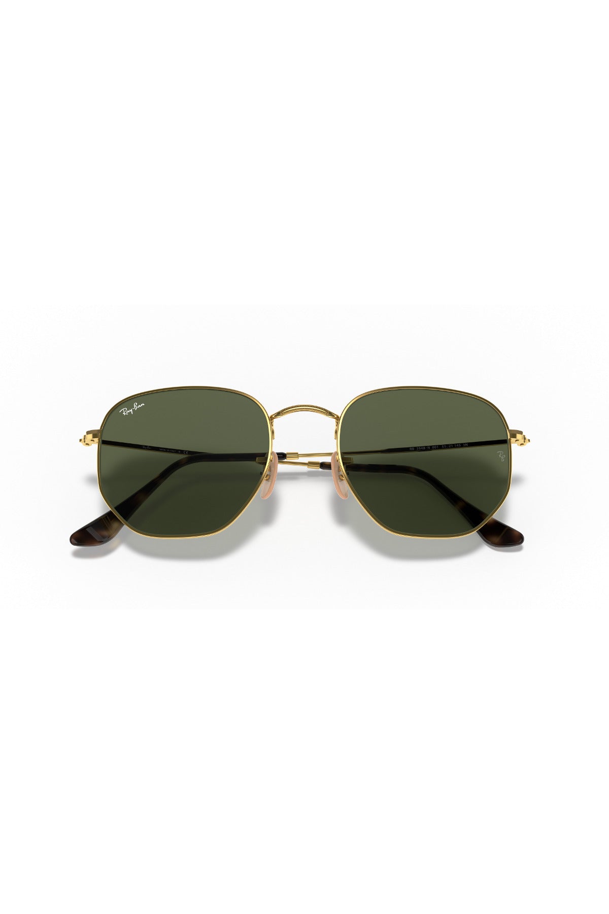 Ray-Ban RB 3548N 001 48 HEXAGONAL Unisex Güneş Gözlüğü ürün görseli 6
